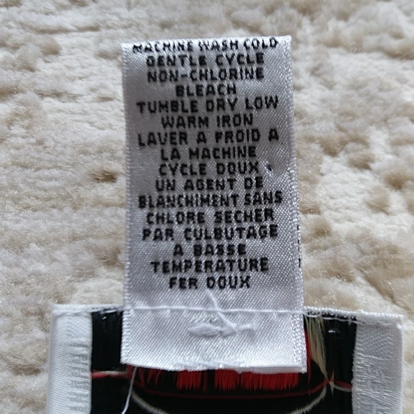 Talbots Stretch Short Sleeve Pattern White Top - Picture 9 of 13